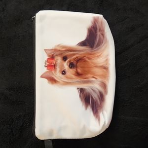 NEW- Cosmetic Bag, Storage Bag, Dog, Yorkie